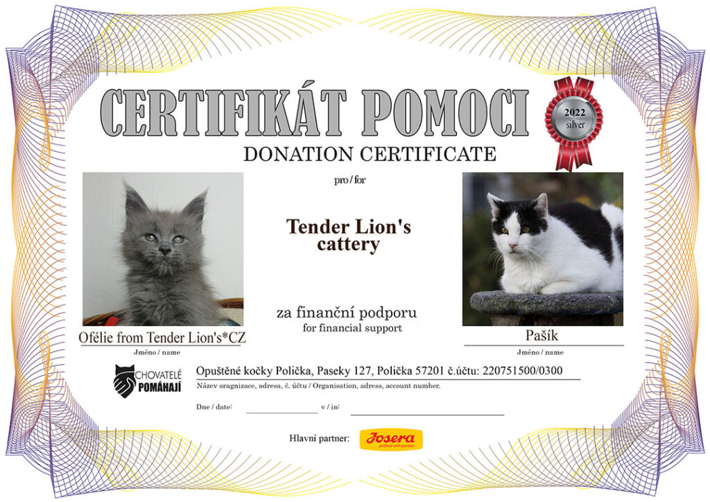 Ofélie from Tender Lion’s*CZ – Pašík