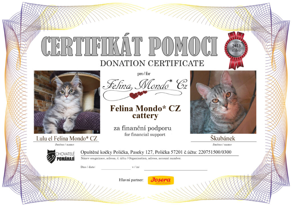 Lulu el Felina Mondo* CZ – Škubánek